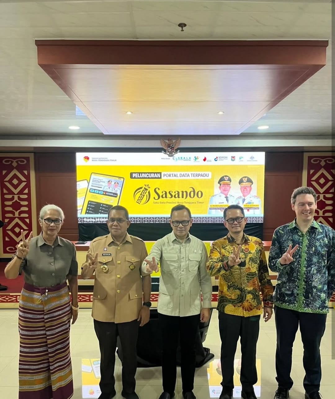 Pemprov NTT Luncurkan Portal Sasando sebagai Terobosan Literasi Data Digital, Dihadiri Wamendagri dan Gubernur NTT - Image 2